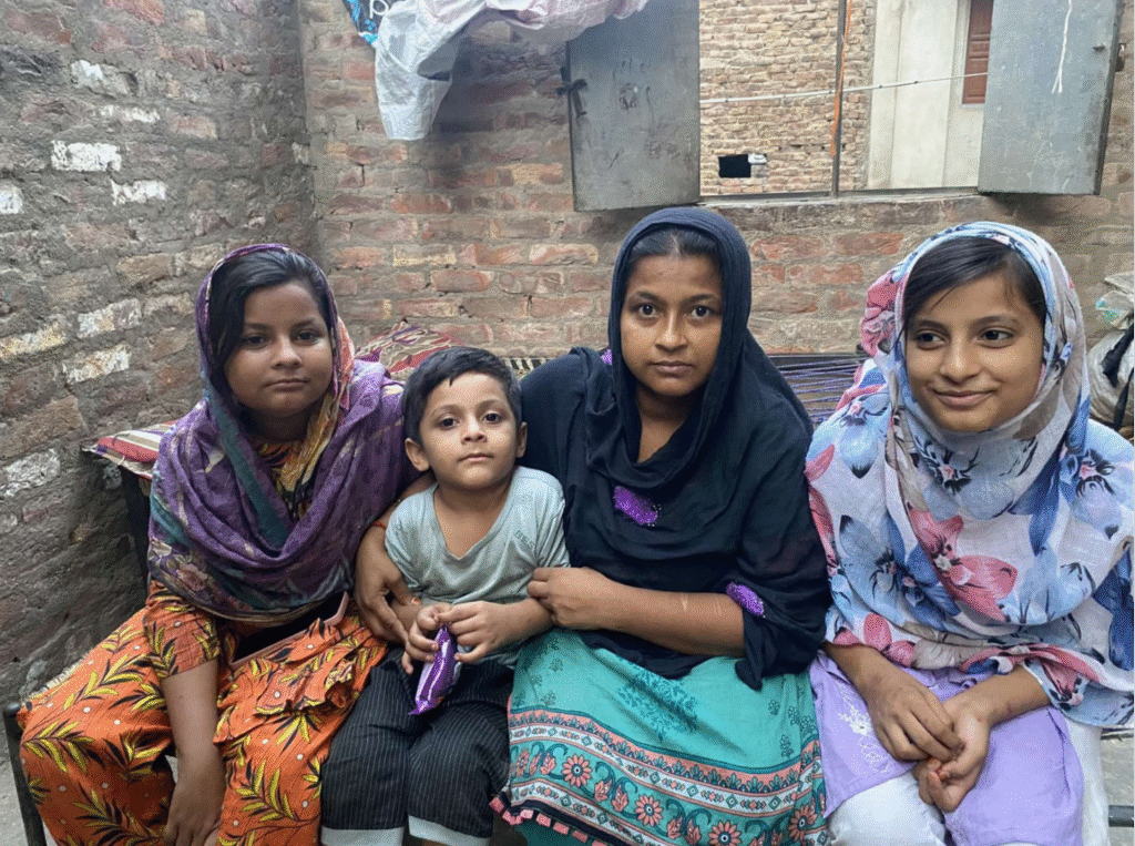 A Widow’s Burden Eased By A Ration Bag And Human Compassion.